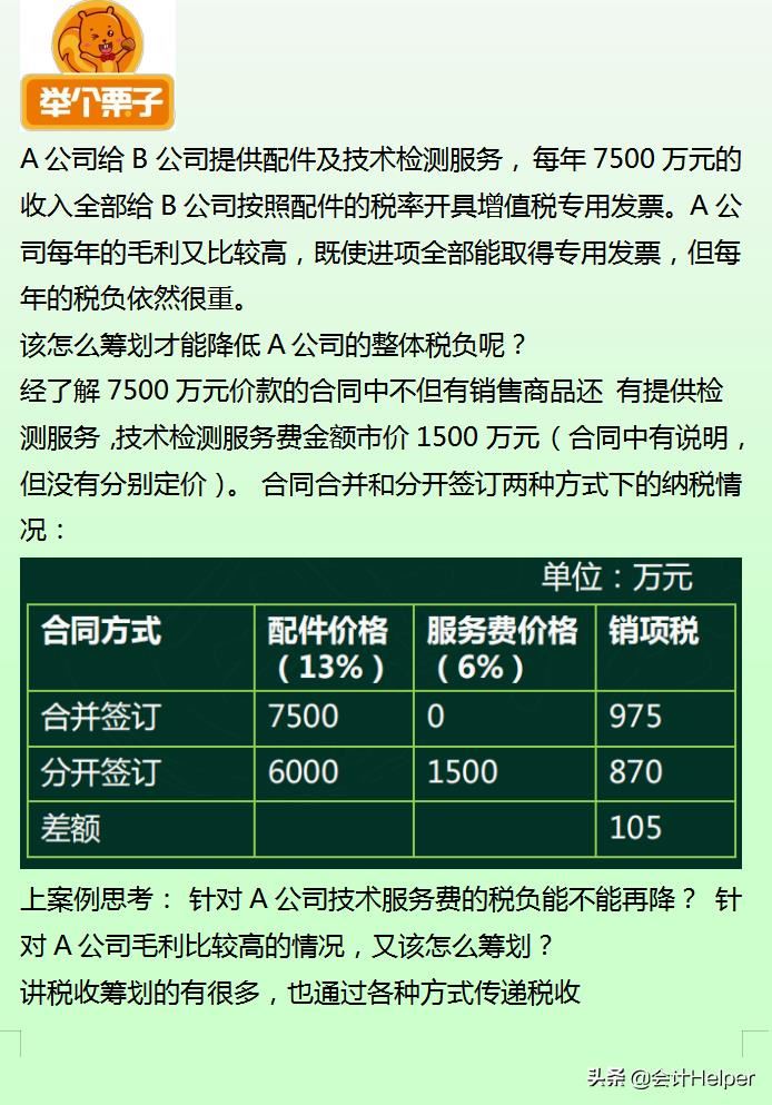 财务经理用这套税收筹划方法，为公司省下150万，附107个节税技巧