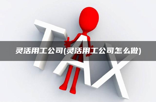 灵活用工公司(灵活用工公司怎么做)