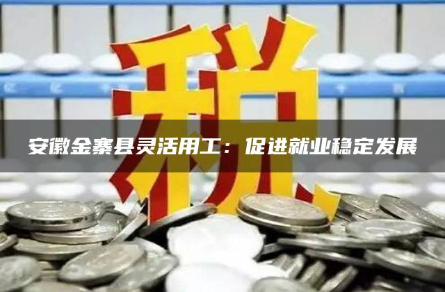 安徽金寨县灵活用工：促进就业稳定发展