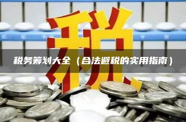 税务筹划大全（合法避税的实用指南）