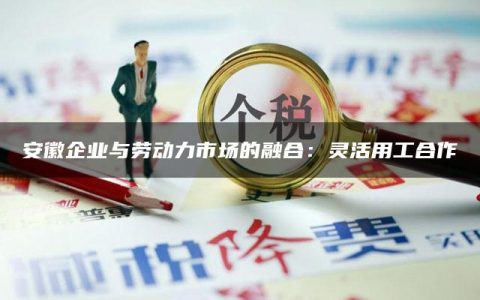 安徽企业与劳动力市场的融合：灵活用工合作