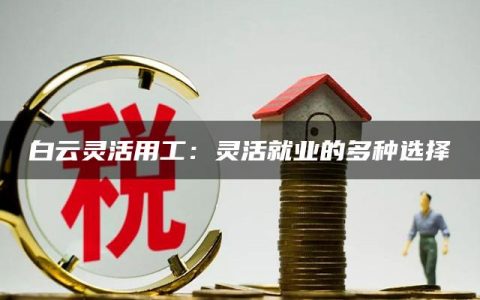 白云灵活用工：灵活就业的多种选择