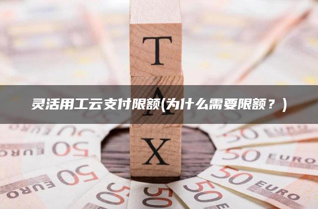 灵活用工云支付限额(为什么需要限额？)