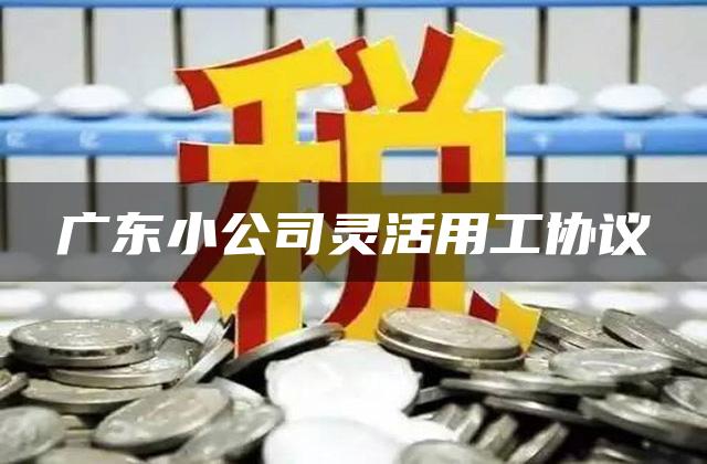 广东小公司灵活用工协议