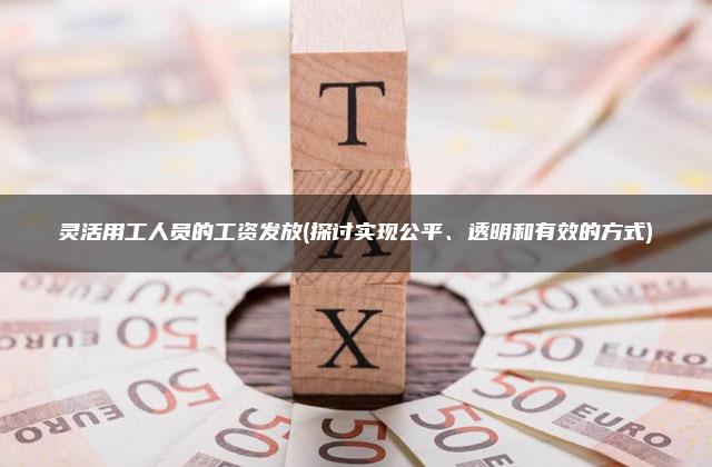 灵活用工人员的工资发放(探讨实现公平、透明和有效的方式)