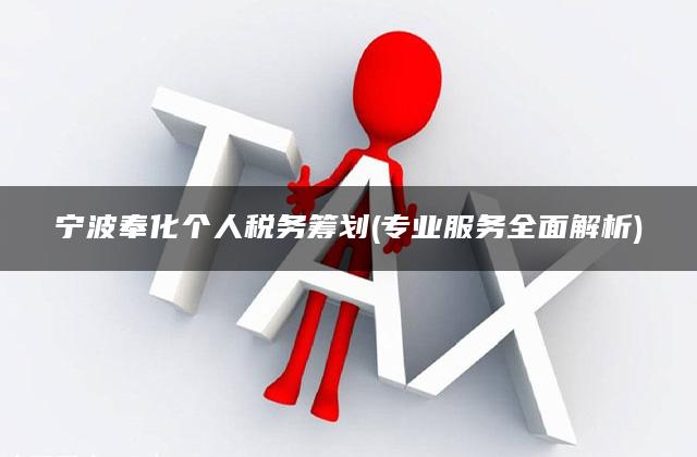 宁波奉化个人税务筹划(专业服务全面解析)