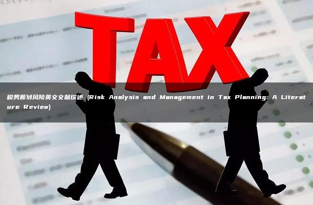 税务筹划风险英文文献综述 (Risk Analysis and Management in Tax Planning: A Literature Review)