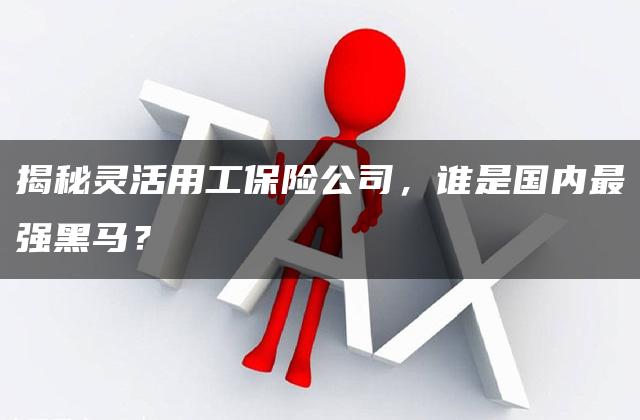 揭秘灵活用工保险公司，谁是国内最强黑马？