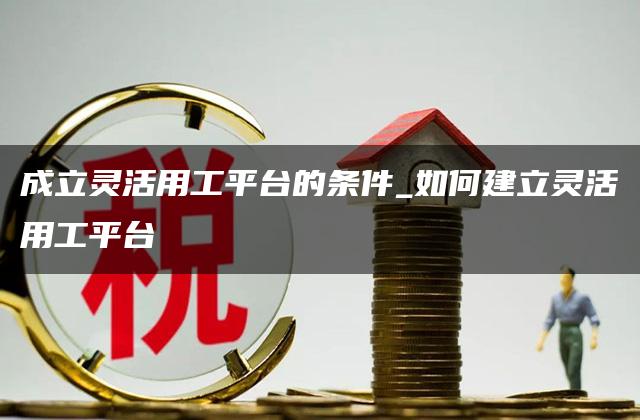 成立灵活用工平台的条件_如何建立灵活用工平台