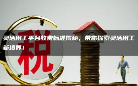 灵活用工平台收费标准揭秘，带你探索灵活用工新境界！