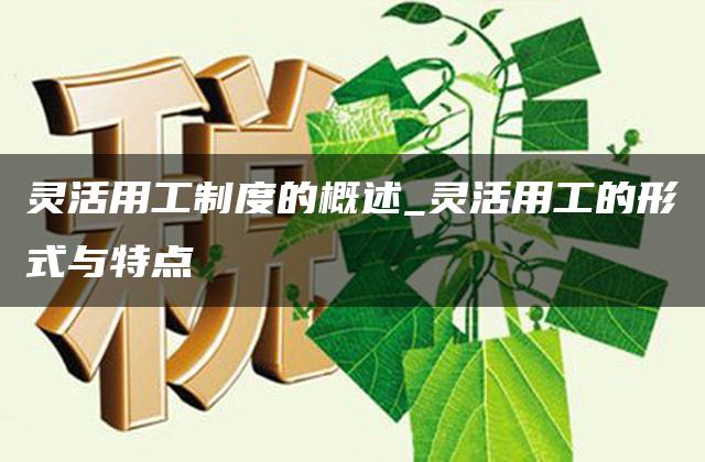 灵活用工制度的概述_灵活用工的形式与特点