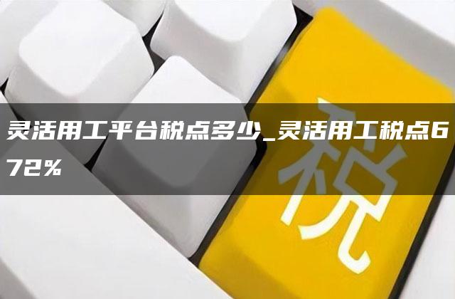 灵活用工平台税点多少_灵活用工税点672%