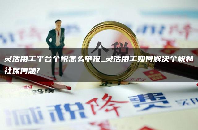 灵活用工平台个税怎么申报_灵活用工如何解决个税和社保问题?