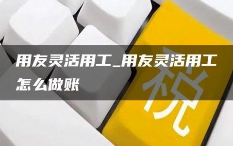 用友灵活用工_用友灵活用工怎么做账