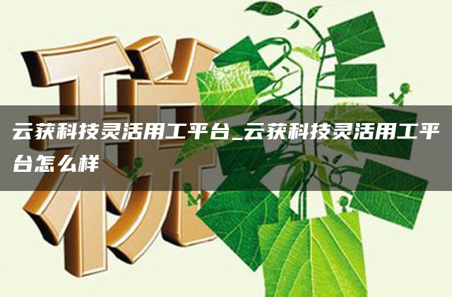 云获科技灵活用工平台_云获科技灵活用工平台怎么样