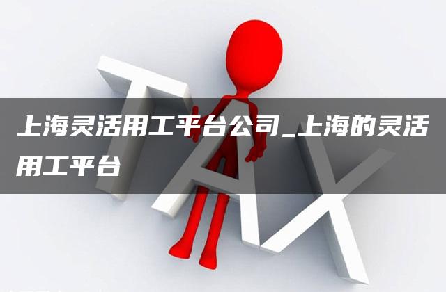 上海灵活用工平台公司_上海的灵活用工平台