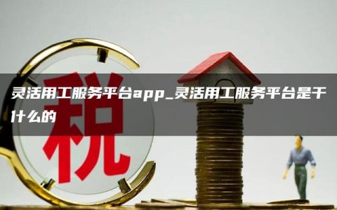 灵活用工服务平台app_灵活用工服务平台是干什么的