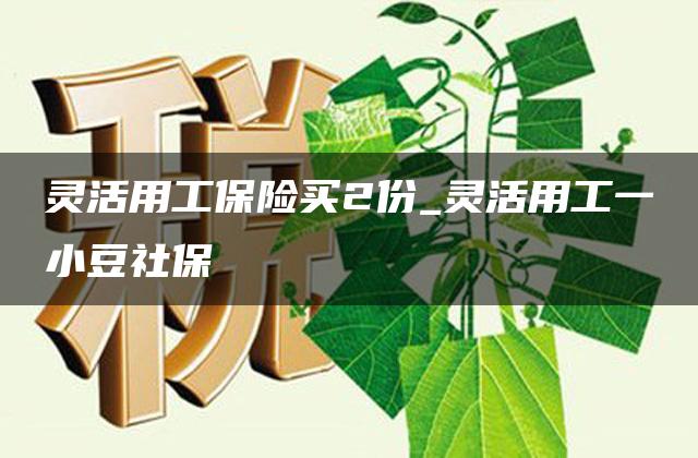 灵活用工保险买2份_灵活用工一小豆社保