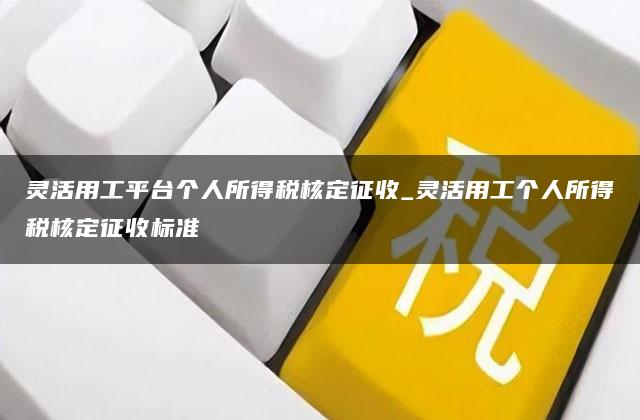 灵活用工平台个人所得税核定征收_灵活用工个人所得税核定征收标准