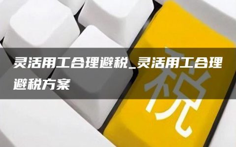 灵活用工合理避税_灵活用工合理避税方案