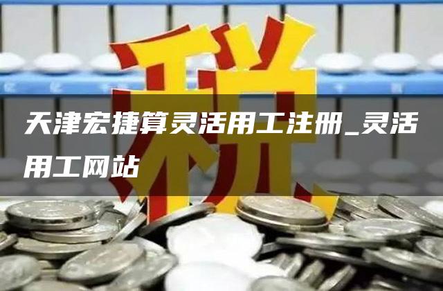 天津宏捷算灵活用工注册_灵活用工网站