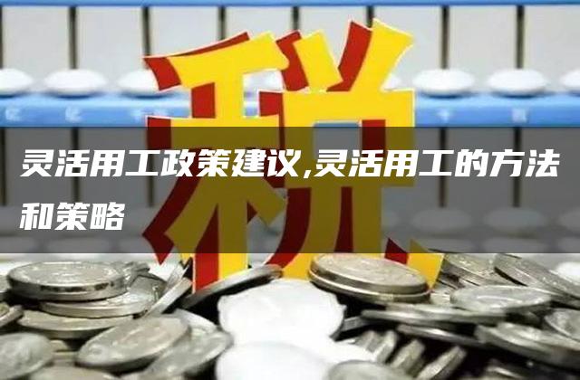 灵活用工政策建议,灵活用工的方法和策略