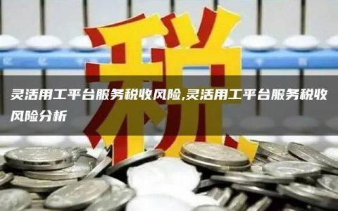 灵活用工平台服务税收风险,灵活用工平台服务税收风险分析