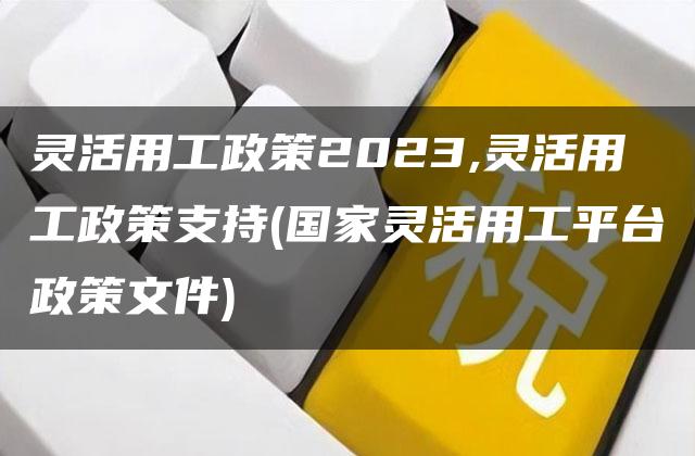 灵活用工政策2023,灵活用工政策支持(国家灵活用工平台政策文件)