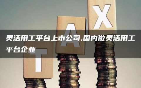 灵活用工平台上市公司,国内做灵活用工平台企业