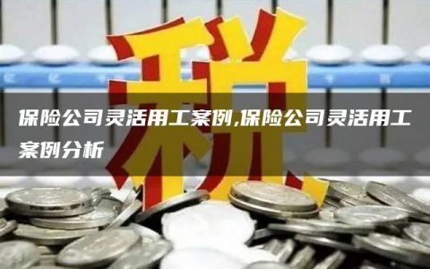 保险公司灵活用工案例,保险公司灵活用工案例分析