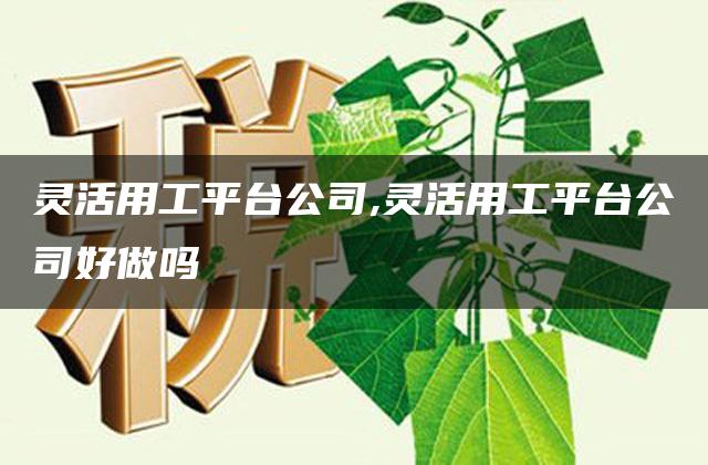 灵活用工平台公司,灵活用工平台公司好做吗