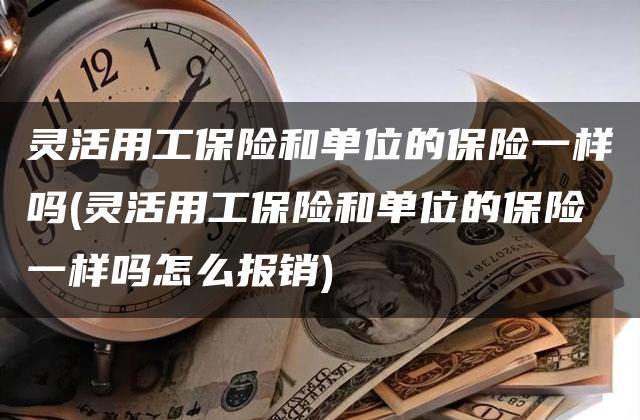 灵活用工保险和单位的保险一样吗(灵活用工保险和单位的保险一样吗怎么报销)