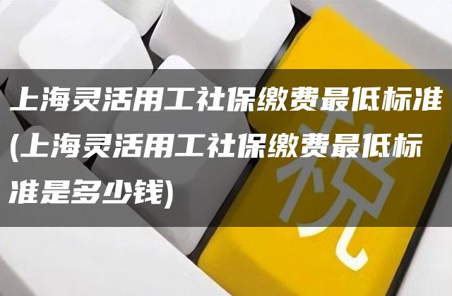 上海灵活用工社保缴费最低标准(上海灵活用工社保缴费最低标准是多少钱)