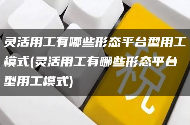 灵活用工有哪些形态平台型用工模式(灵活用工有哪些形态平台型用工模式)