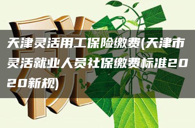 天津灵活用工保险缴费(天津市灵活就业人员社保缴费标准2020新规)