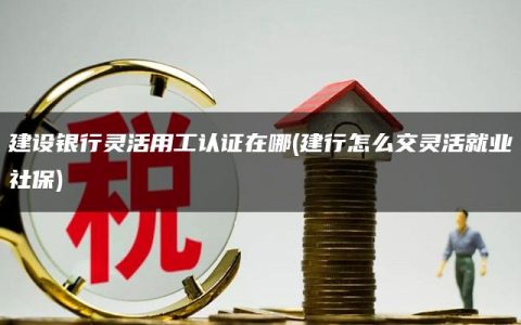 建设银行灵活用工认证在哪(建行怎么交灵活就业社保)