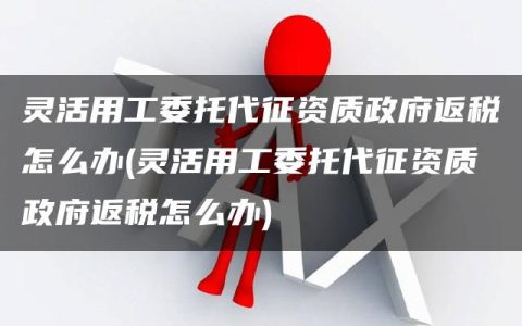 灵活用工委托代征资质政府返税怎么办(灵活用工委托代征资质政府返税怎么办)