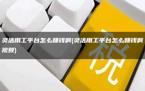 灵活用工平台怎么赚钱啊(灵活用工平台怎么赚钱啊视频)