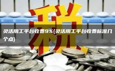 灵活用工平台收费9%(灵活用工平台收费标准几个点)