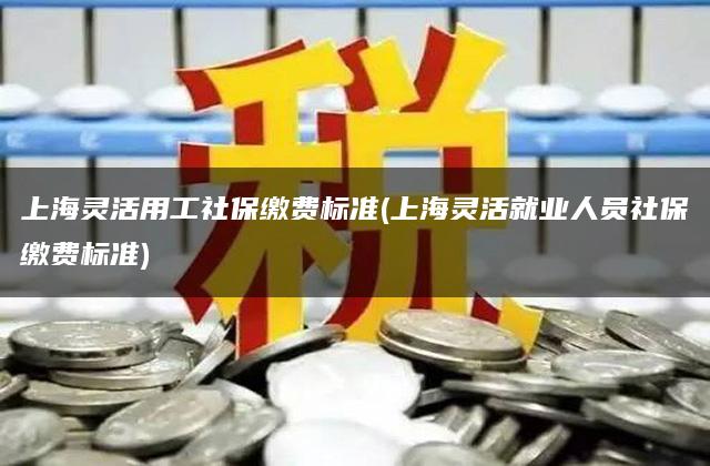 上海灵活用工社保缴费标准(上海灵活就业人员社保缴费标准)