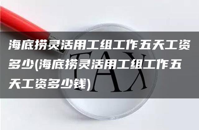 海底捞灵活用工组工作五天工资多少(海底捞灵活用工组工作五天工资多少钱)