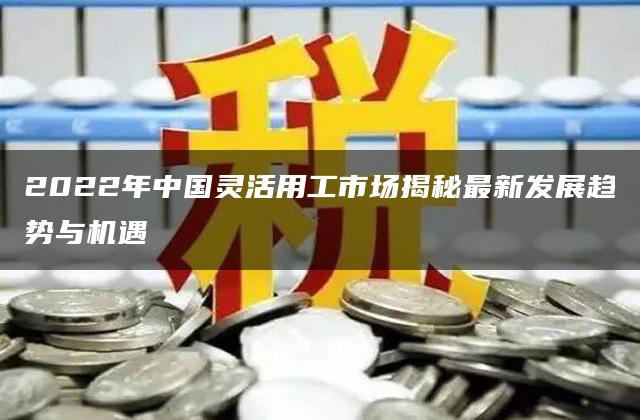 2022年中国灵活用工市场揭秘最新发展趋势与机遇