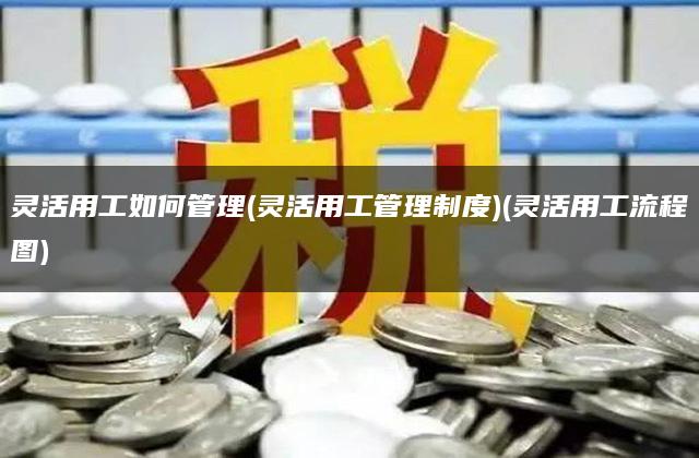 灵活用工如何管理(灵活用工管理制度)(灵活用工流程图)