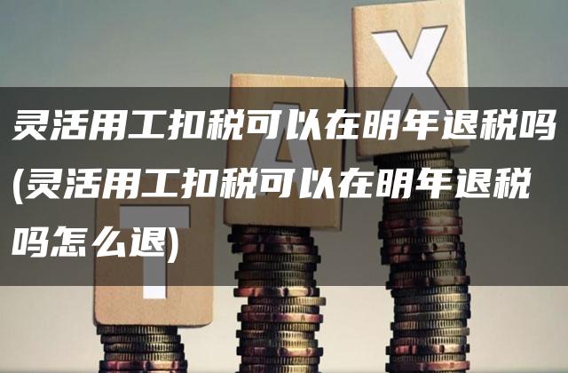 灵活用工扣税可以在明年退税吗(灵活用工扣税可以在明年退税吗怎么退)