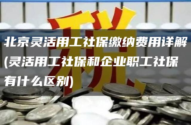 北京灵活用工社保缴纳费用详解(灵活用工社保和企业职工社保有什么区别)