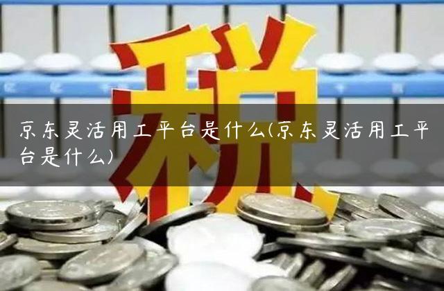 京东灵活用工平台是什么(京东灵活用工平台是什么)