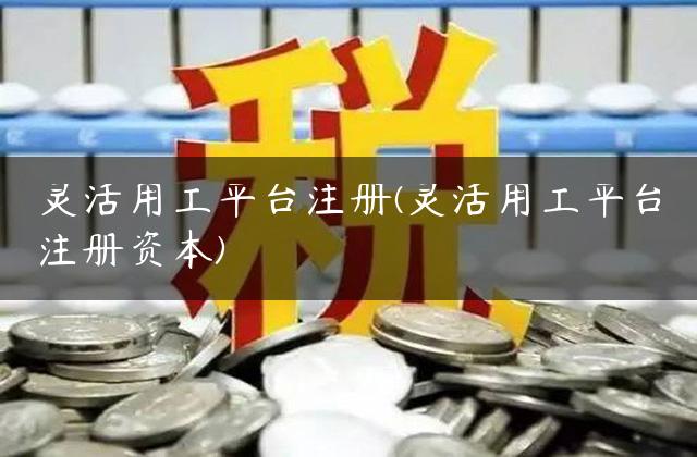 灵活用工平台注册(灵活用工平台注册资本)