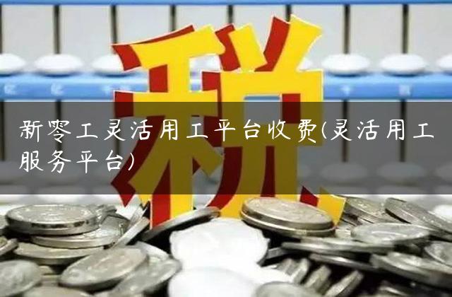 新零工灵活用工平台收费(灵活用工服务平台)