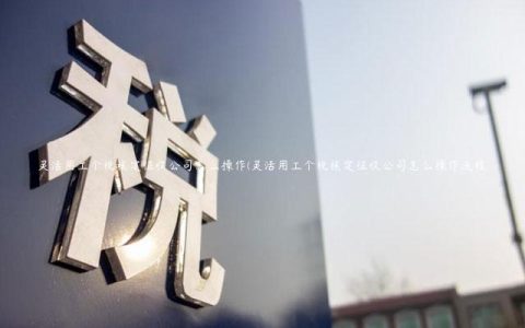 灵活用工个税核定征收公司怎么操作(灵活用工个税核定征收公司怎么操作流程)