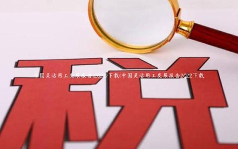 中国灵活用工发展报告(2022)下载(中国灵活用工发展报告2022下载)